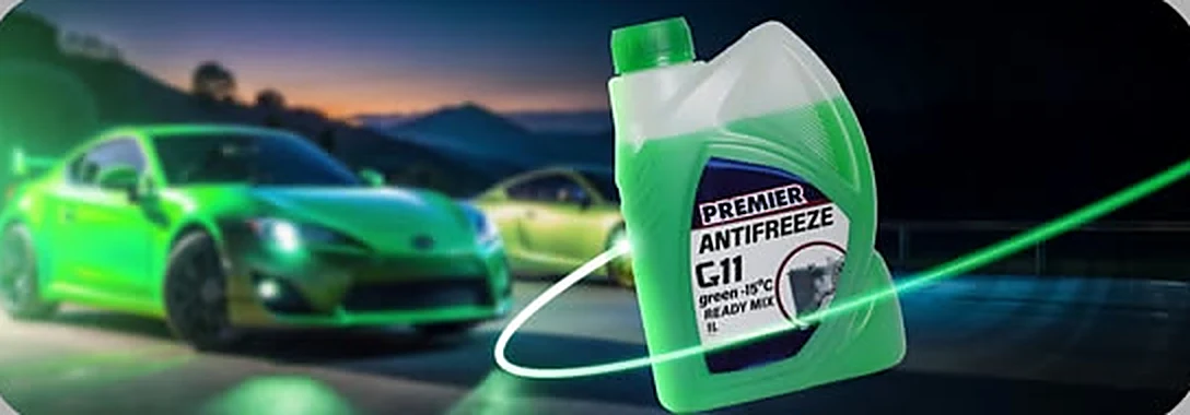 PREMIER G11 coolant — from our partner brand PREMIER